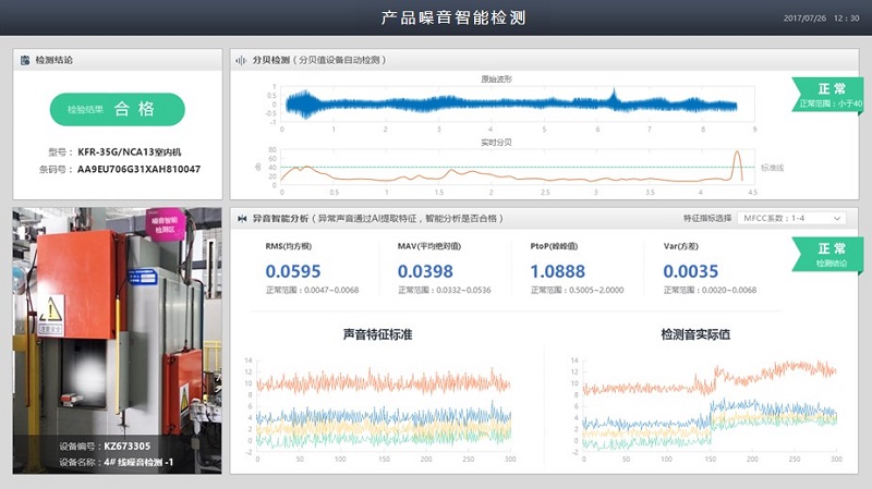 Tempo大数据分析平台—基于人工智能技术的产品异音检测