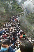 黄山游客