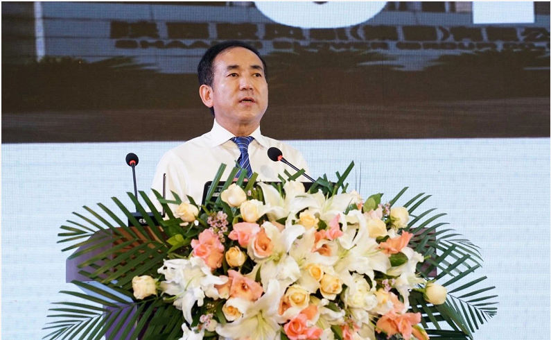 陕鼓集团党委书记、董事长李宏安致辞